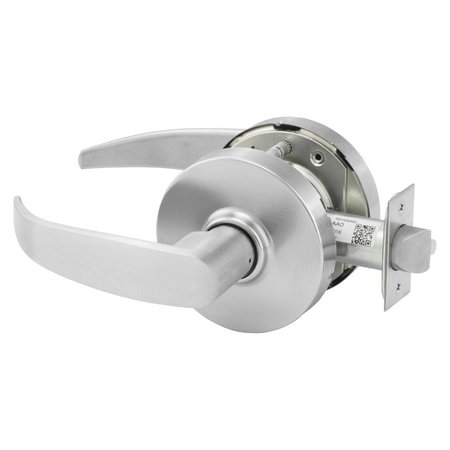 SARGENT Grade 1 Passage Cylindrical Lock, P Lever, L Rose, Non-Keyed, Satin Chrome Finish, Non-handed 10XU15 LP 26D